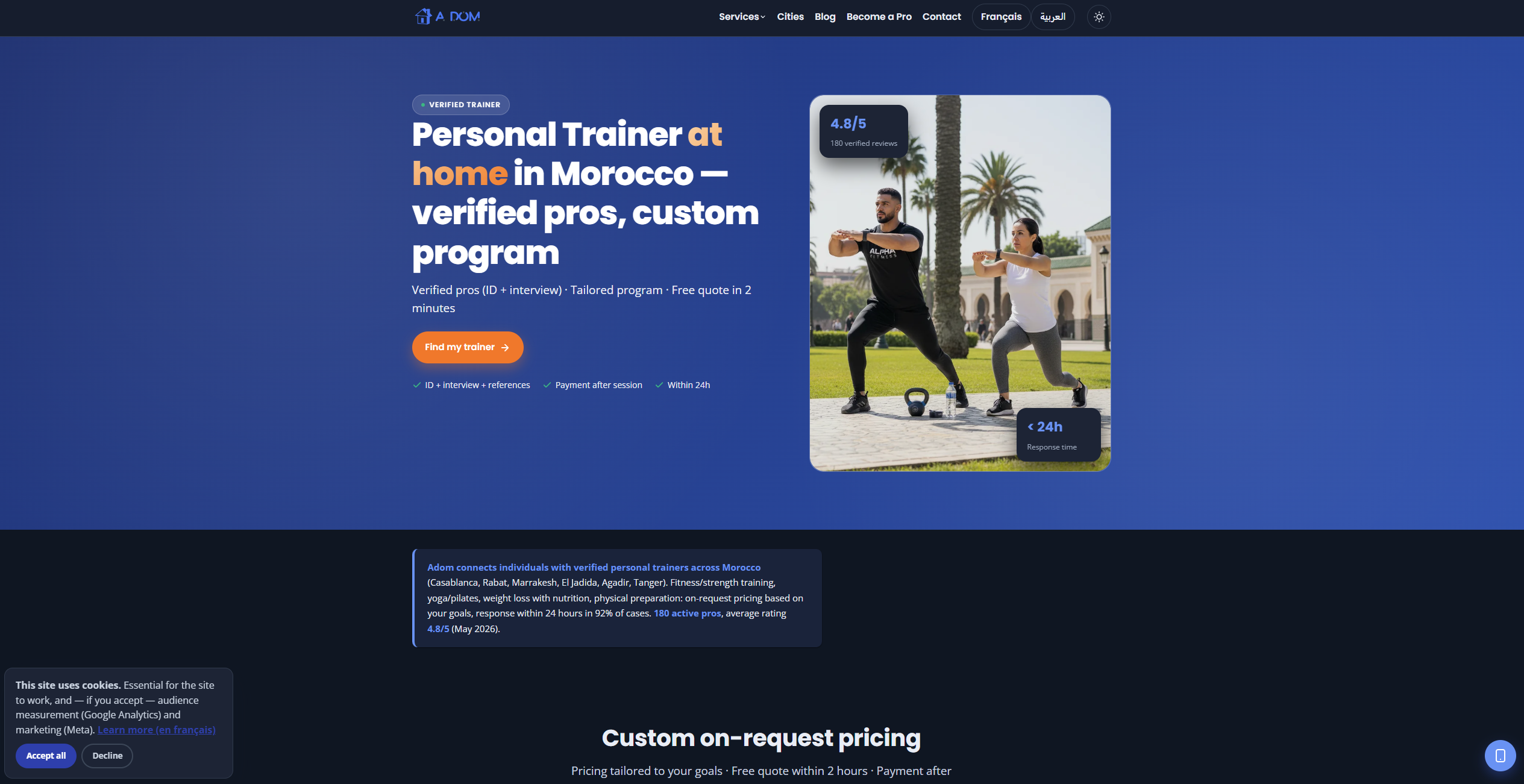 Bilingual Trainer-Matching Platform